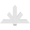 Ekena Millwork Kennewick Architectural Grade PVC Gable Bracket, 48"W x 30"H x 4"D x 6"F, 15/12 Pitch GBP048X30X0406KEN00 - alternate 5